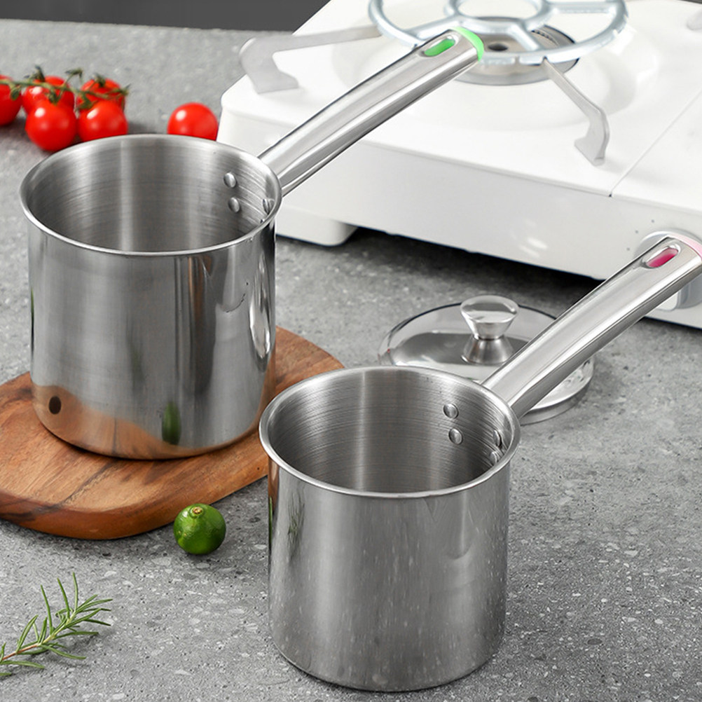 Deep Fryer Stainless - 1Set Household Fryer Stainless Steel Deep