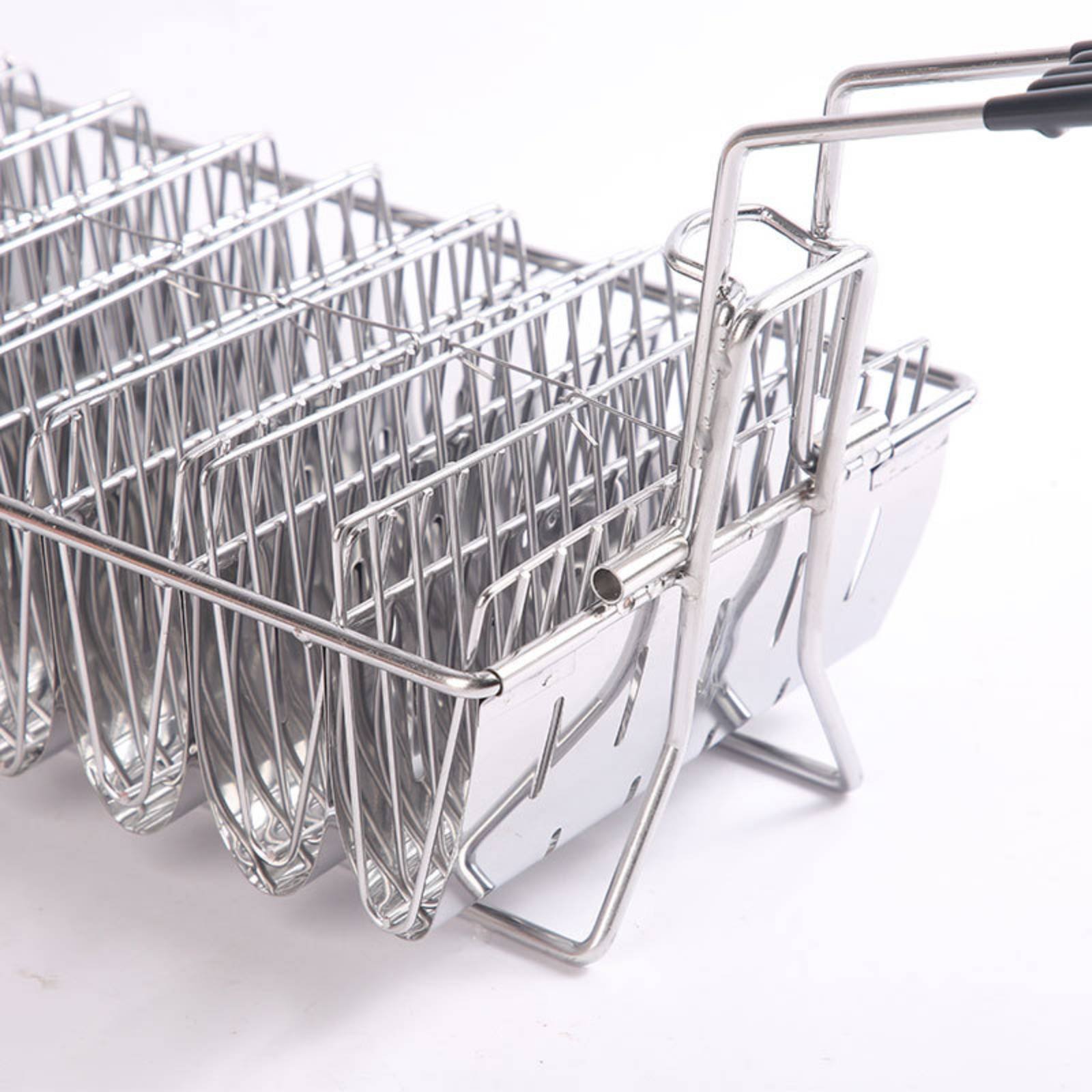 8 Slot Taco Rack Heat Resistan - đánh giá và giá Deep Fryer Stainless