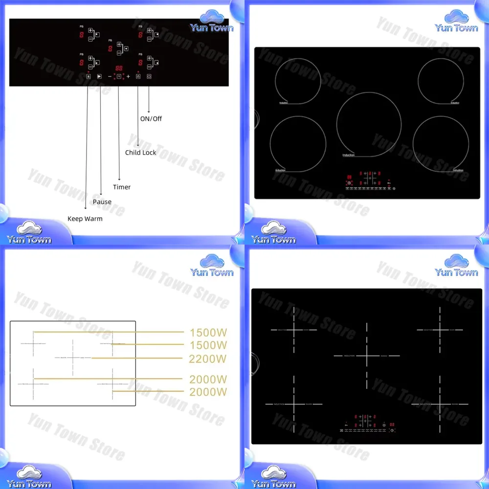 5 Burner Electric Stove for Bu - đánh giá và giá Kitchen Appliances Price