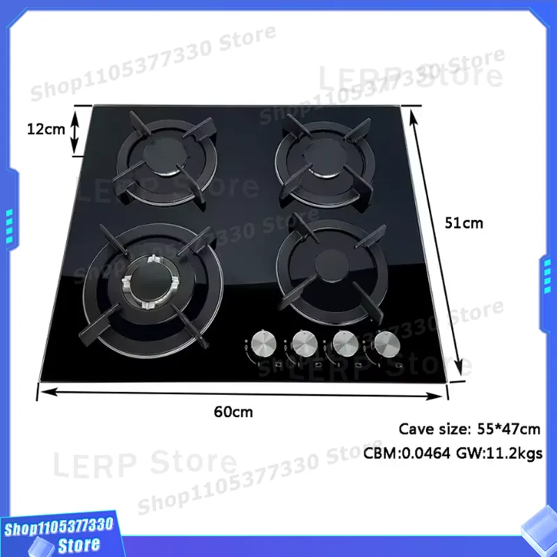 4 Burner Gas Stove for Househo - đánh giá và giá Kitchen Appliances Price